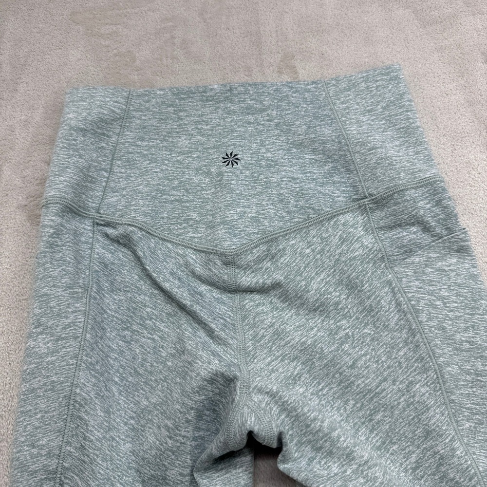 Athleta Salutation Stash Pocket II Softluxe Tight Women XS Grey Leggings Pilates - Picture 10 of 11